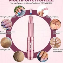 MEVON Elektrische Nagelfrees - Nagelvijl - Manicure / Pedicure - Complete Set 12 MEVON Elektrische Nagelfrees - Nagelvijl - Manicure / Pedicure - Complete Set -Lanaform Shop 550x580