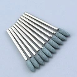 Merkloos Keramische Frees - Nagel Frees - Keramische Nagelboortjes - Pedicure En Manicure - Nagelfrees Bitje - Groen - 10 Stuks