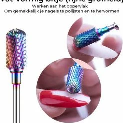 FOOCCA - Tungsten Carbide Nagelfrees Bitjes - Wolfraam Carbide Bits - Set 7 Stuks -Lanaform Shop 550x589