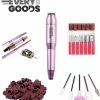 EverdayGoods Beautyzchoice Elektrische Nagelvijl - Nagelfrees- Manicure En Pedicure Set - 56 Schuurrolletjes - 11 Opzetstukken - Rosé/Goud -Lanaform Shop 550x597