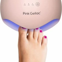 Pink Gellac | Pro LED Lamp - Nageldroger Voor Gellak - Roze - Met Timer -Lanaform Shop 550x609