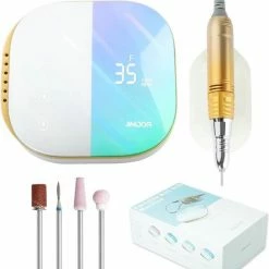 CACCIO® NAILS 2022 Premium Draadloze - Oplaadbare Nagelfrees - Gradient Paars - 35000 RPM - Inclusief 4 Bitjes - 2022 Nieuw Model - Draagbaar - Professioneel