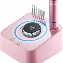 CACCIO® NAILS 2022 Roze Pro Master Nagelfrees - 40.000 RPM - Licht Motor Technologie - Inclusief 6 Bitjes Doosje - 36 Stuks Schuurrolletjes - Manicure/Pedicure Voeten En Handen - Hoge Kwaliteit - Nieuwe Technologie - Professioneel -Lanaform Shop 550x619 1