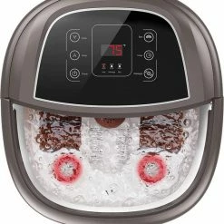 SmartImprove - Voetenbad -Massageapparaat - Met Snelle Verwarming - Automatische Massage - En - Krachtige Bubbel - Jets - Gemotoriseerd - Shiatsu - Massagerollers - Pedicure - Voor Vermoeide Voeten - Instelbare Tijd - En - Temperatuur