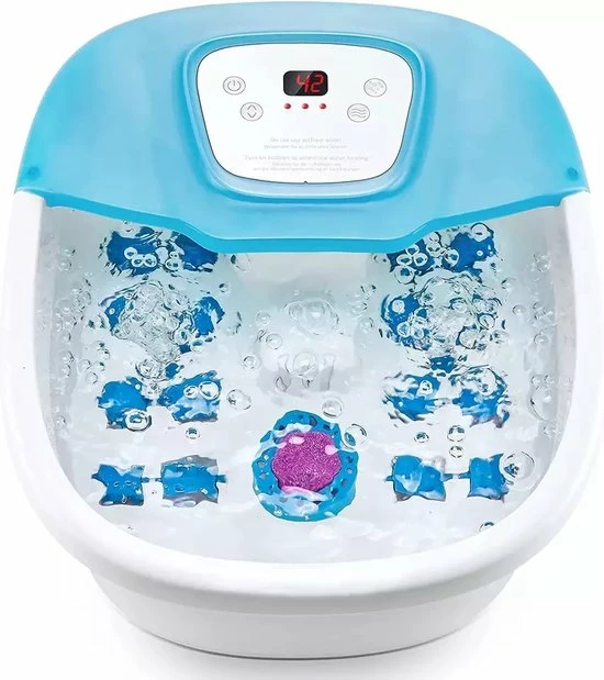 Gasky° Elektrische Voetenbad Blauw - Voetmassage - Voetbad - Verwarmt Tot 47°C - Pedicure Slijpsteen - Eeltverwijderaar - Trillingen 3 In 1 - 16 Massagerollers - Voetmassage - Voetbad Met Massage 3 Gasky° Elektrische Voetenbad Blauw - Voetmassage - Voetbad - Verwarmt Tot 47°C - Pedicure Slijpsteen - Eeltverwijderaar - Trillingen 3 In 1 - 16 Massagerollers - Voetmassage - Voetbad Met Massage