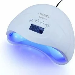 Confibel 48W Nageldroger - Met UV Led Licht - Gel Nagellak Droger- Geschikt Voor Vinger- En Teennagels- Inclusief Bewegingssensor En Timer - SUN 5 Plus - Extra Ruim