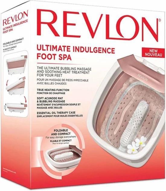 Revlon RVFD7034E - Opvouwbaar Voetenbad - Roze/Wit 9 Revlon RVFD7034E - Opvouwbaar Voetenbad - Roze/Wit - Image 7