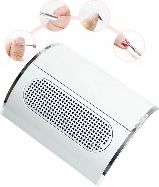 Merkloos Stofafzuiger Voor Nagels - Manicure - Met 3 Motoren - Kleur Wit - Met 2 Zakken - Professioneel 4 Merkloos Stofafzuiger Voor Nagels - Manicure - Met 3 Motoren - Kleur Wit - Met 2 Zakken - Professioneel - Image 2