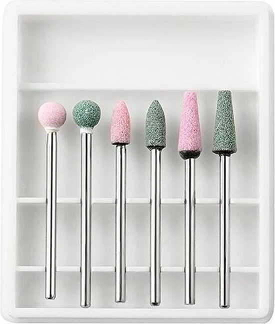 Relouka Keramische Frees - Nagel Frees - Keramische Nagelboortjes - Pedicure En Manicure - Nagelfrees Bitje - Nagelboortjes - Keramische Nail Boren Set 6 Stuks (1) 3 Relouka Keramische Frees - Nagel Frees - Keramische Nagelboortjes - Pedicure En Manicure - Nagelfrees Bitje - Nagelboortjes - Keramische Nail Boren Set 6 Stuks (1)