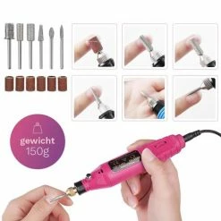 VERK GROUP Freesmachine Voor Nagels Manicure Pedicure Cutters -Lanaform Shop 550x649 2