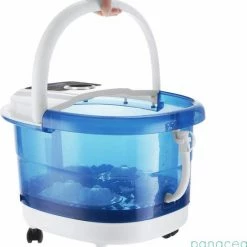 Panacea Voetenbad Met Massage Bad Met Afvoerslag Instelbare Warmte Bubbels - Automatische Voetmassage - Voetbad Met Massage - 8 Liter -Lanaform Shop 550x650 3