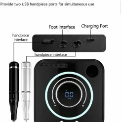 CACCIO® NAILS 2022 Roze Pro Master Nagelfrees - 40.000 RPM - Licht Motor Technologie - Inclusief 6 Bitjes Doosje - 36 Stuks Schuurrolletjes - Manicure/Pedicure Voeten En Handen - Hoge Kwaliteit - Nieuwe Technologie - Professioneel -Lanaform Shop 550x650 5