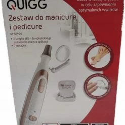 Quigg Manicure - Pedicureset - Met Led-licht