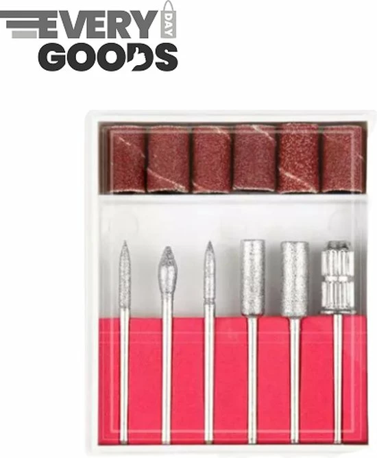 EverdayGoods Beautyzchoice Elektrische Nagelvijl - Nagelfrees- Manicure En Pedicure Set - 56 Schuurrolletjes - 11 Opzetstukken - Rosé/Goud 5 EverdayGoods Beautyzchoice Elektrische Nagelvijl - Nagelfrees- Manicure En Pedicure Set - 56 Schuurrolletjes - 11 Opzetstukken - Rosé/Goud - Image 3