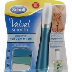 Scholl Velvet Smooth Elektrisch Nagelvijl Blauw - 1 Stuk -Lanaform Shop 550x679