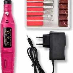Merkloos Handheld Nagelfrees Voor Manicure & Pedicure Motor - Nagel Frees Elektrische Vijl Set - Freesmachine Met Bitjes