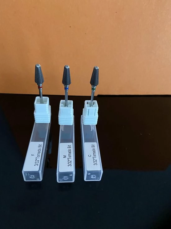 Wilson Set Tornado Bit Carbide - 3 Stuks - Fijn - Medium - Grof - Frees - Pedicure - Manicure - Mycosenagel - Gel - Acrylgel - Nagellak 3 Wilson Set Tornado Bit Carbide - 3 Stuks - Fijn - Medium - Grof - Frees - Pedicure - Manicure - Mycosenagel - Gel - Acrylgel - Nagellak