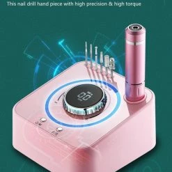 CACCIO® NAILS 2022 Roze Pro Master Nagelfrees - 40.000 RPM - Licht Motor Technologie - Inclusief 6 Bitjes Doosje - 36 Stuks Schuurrolletjes - Manicure/Pedicure Voeten En Handen - Hoge Kwaliteit - Nieuwe Technologie - Professioneel -Lanaform Shop 550x814 2