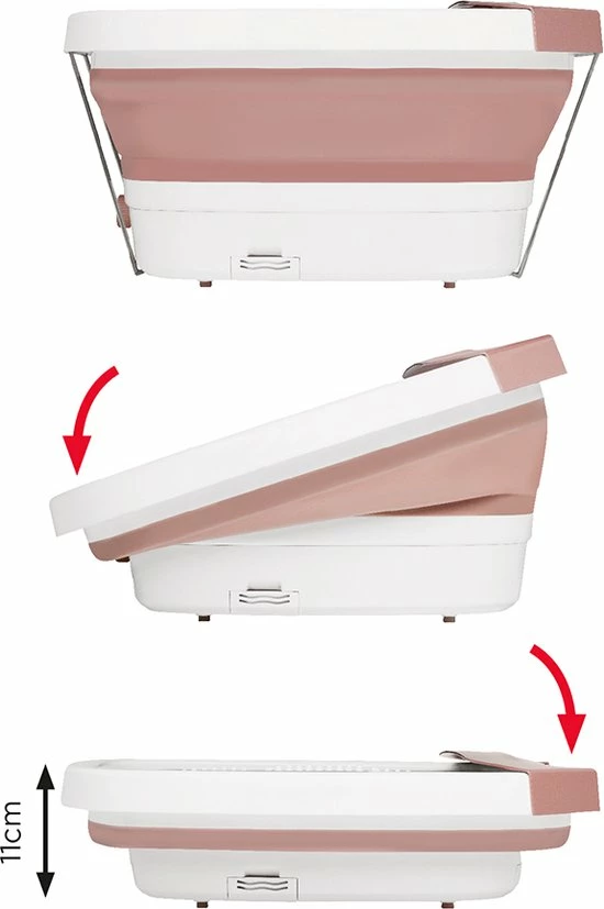 Revlon RVFD7034E - Opvouwbaar Voetenbad - Roze/Wit 13 Revlon RVFD7034E - Opvouwbaar Voetenbad - Roze/Wit - Image 11
